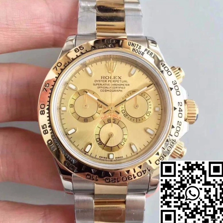 Daytona Cosmograph Gold Rolex Factory Wrapped Gold Affordable 116503 3A Dial 18K Yellow 1066 0712